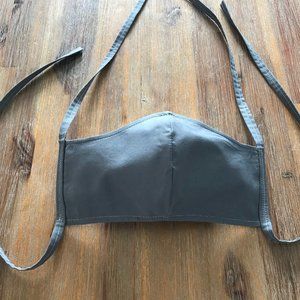 Handmade Gray 3 layers Cotton Face Mask Pocket